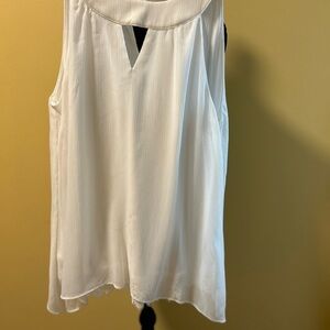 Elegant White Sleeveless Top